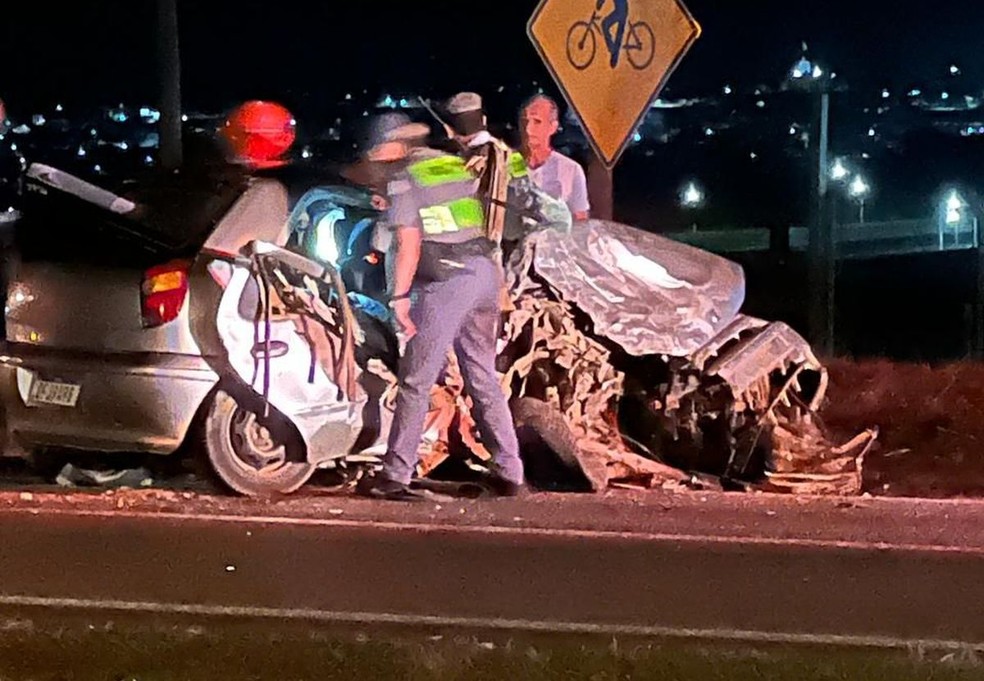 Acidente foi registrado no km 159 da Raposo Tavares em Itapetininga — Foto: Itapê Ordinária/Reprodução