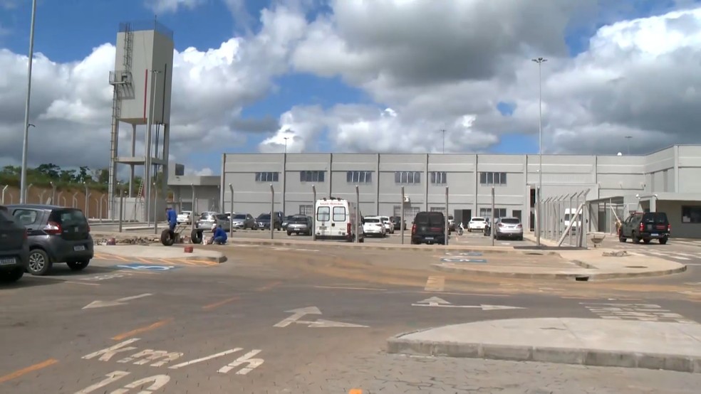 Penitenciária em Vila Velha, ES — Foto: Reprodução/TV Gazeta