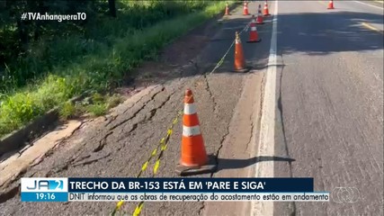 Trecho da BR-153 está em 