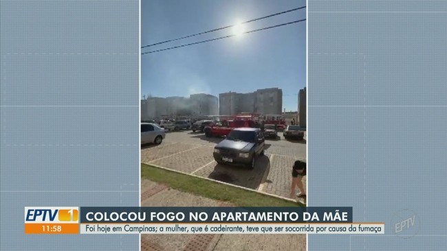 Fumaça de incêndio em apartamento intoxica quatro em Campinas; vítimas foram socorridas