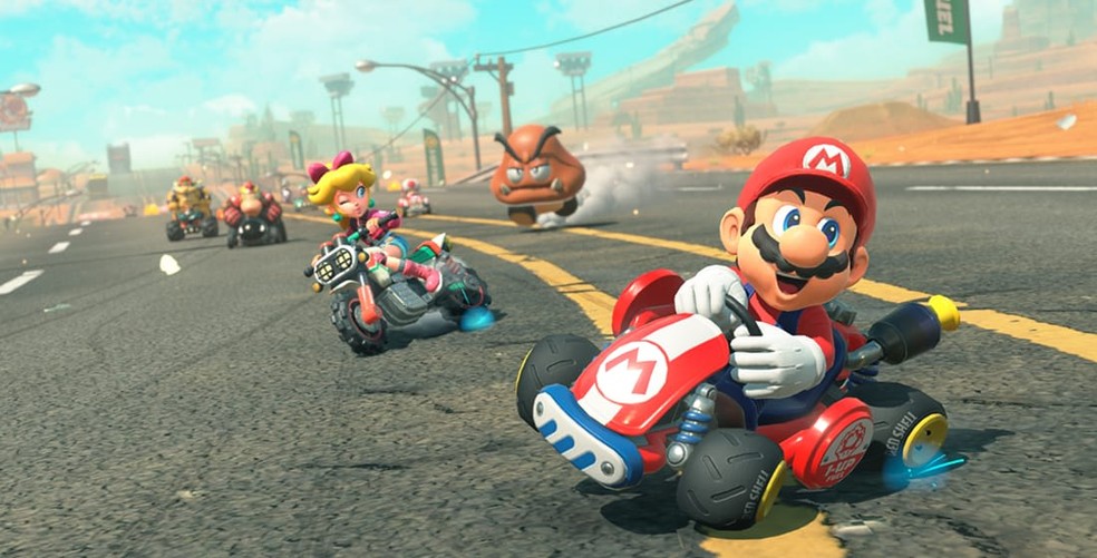 Cena de 'Mario Kart World', que será lançado junto com o Switch 2 — Foto: Divulgação/Nintendo