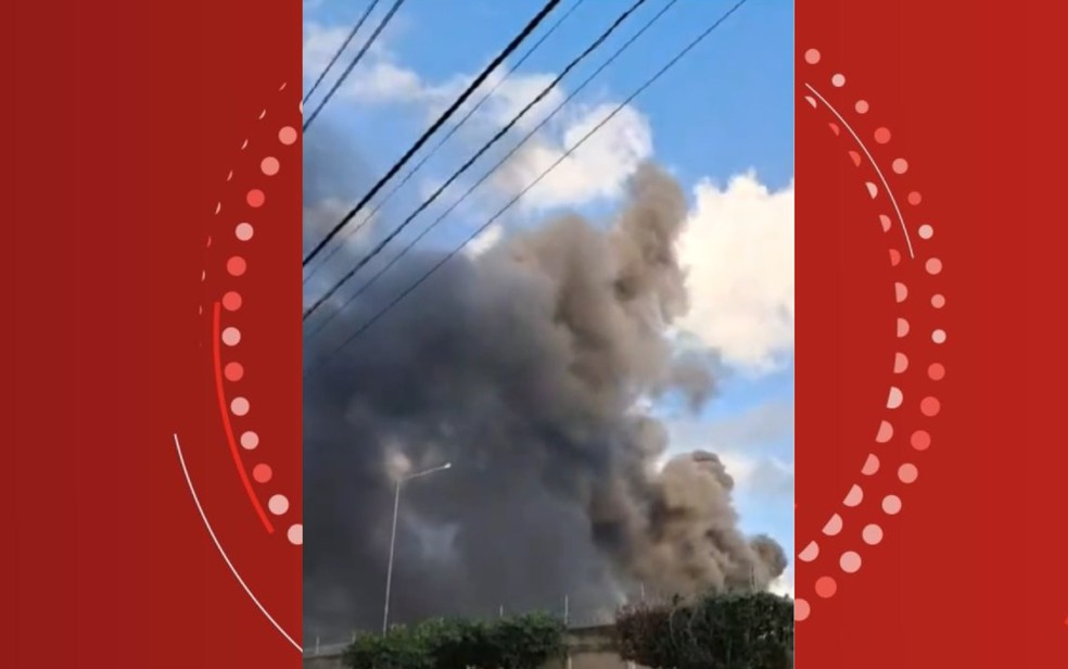 Idoso de 75 anos tem queimaduras de segundo grau após casa pegar fogo no interior da Bahia. — Foto: Reprodução/TV Bahia