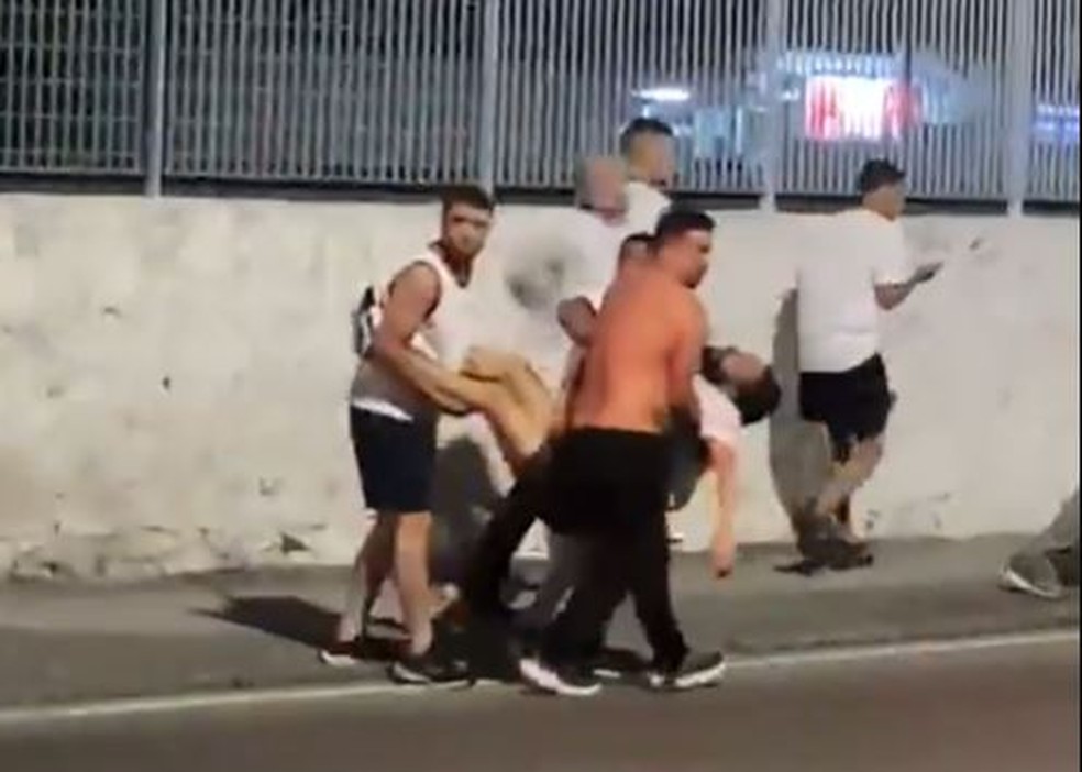 Rodrigo após ser baleado — Foto: Reprodução