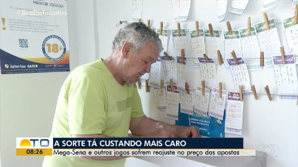 Mega-Sena e outros jogos sofrem reajuste no preço das apostas
