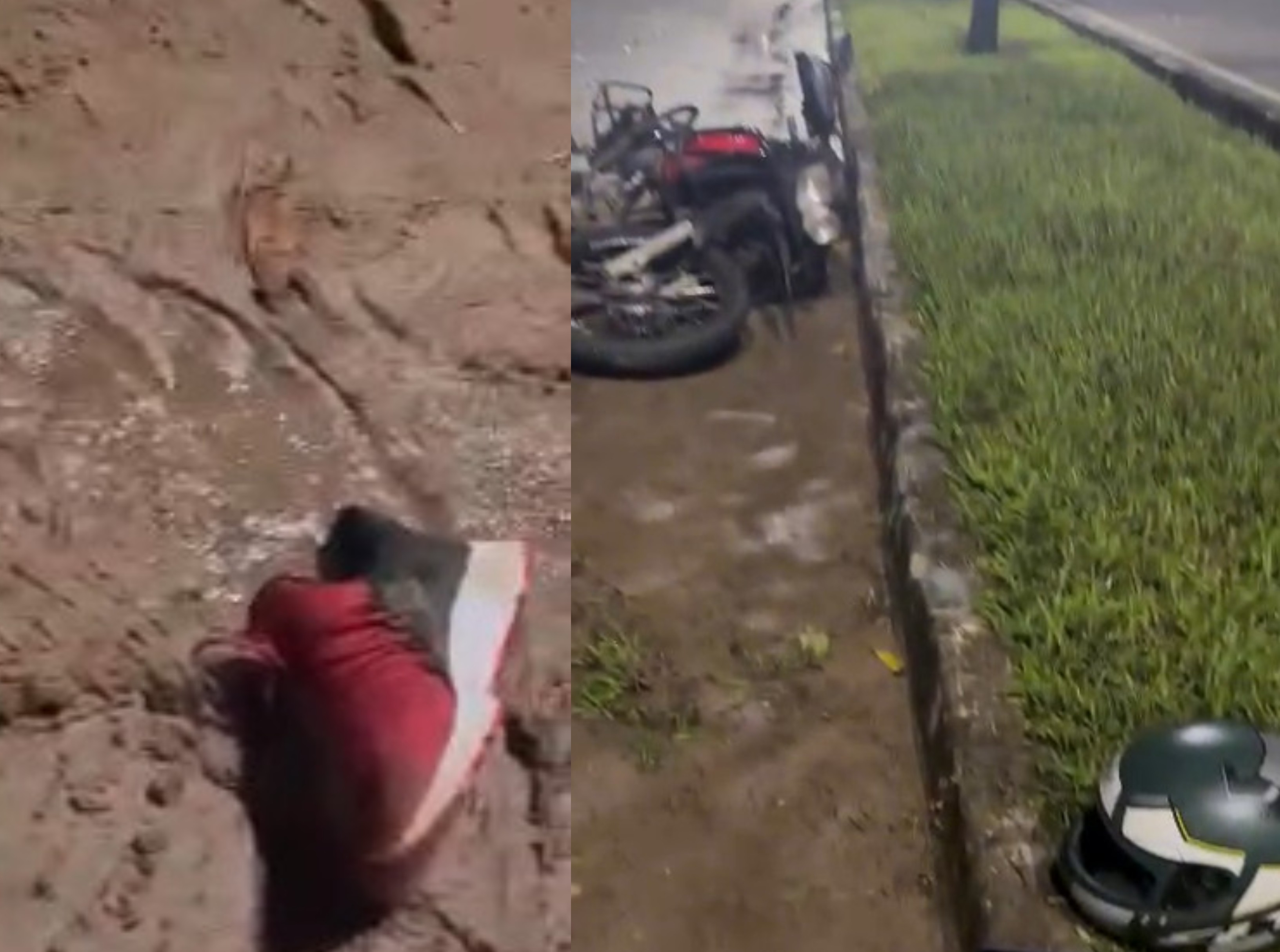Homem fica ferido ao perder controle de moto e cair em avenida na zona ...
