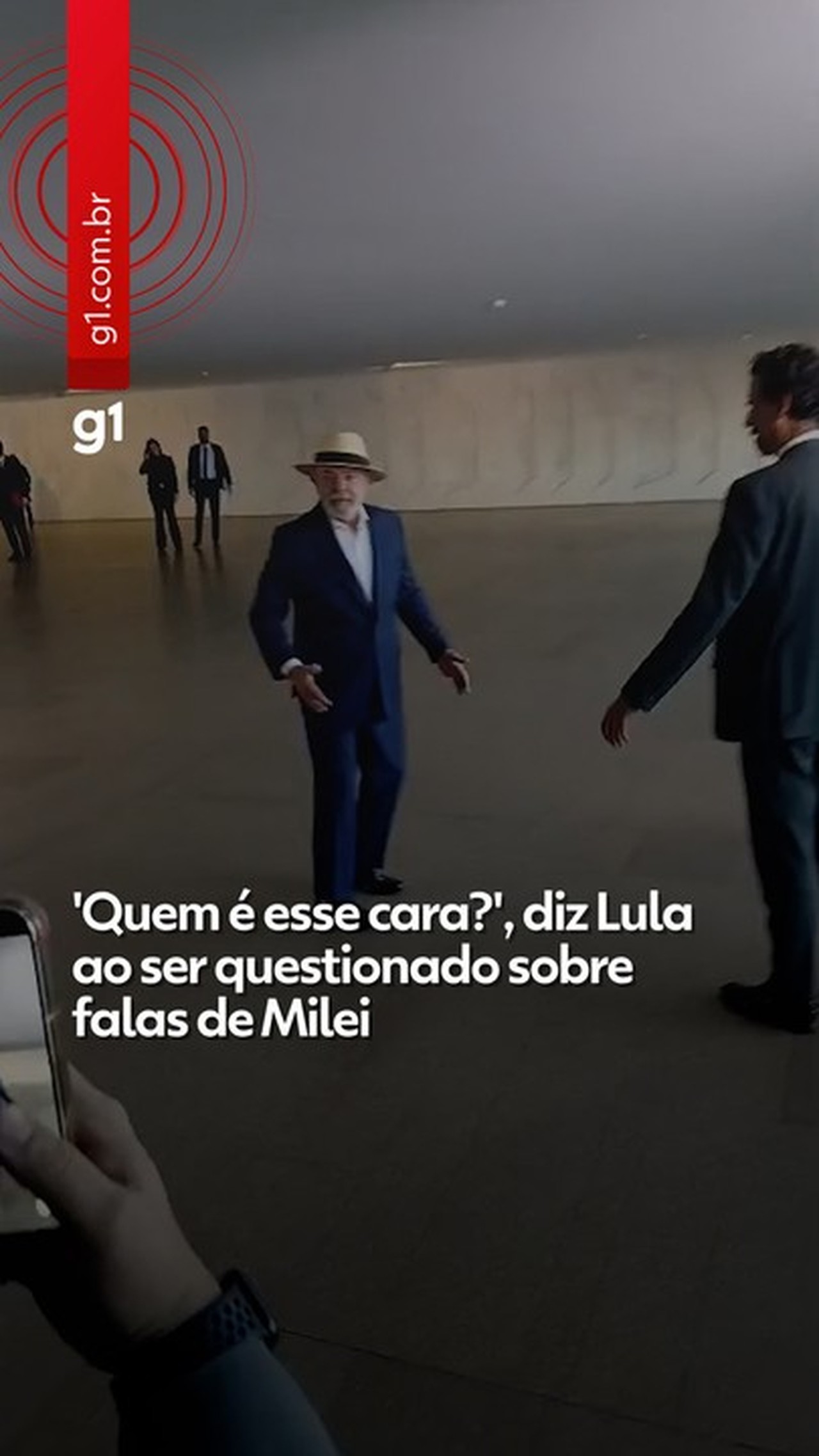 'Quem é esse cara?', diz Lula ao ser questionado sobre declarações de Milei