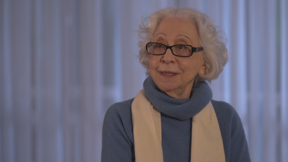 Fernanda Montenegro fala sobre apresentação no Parque Ibirapuera — Foto: TV Globo