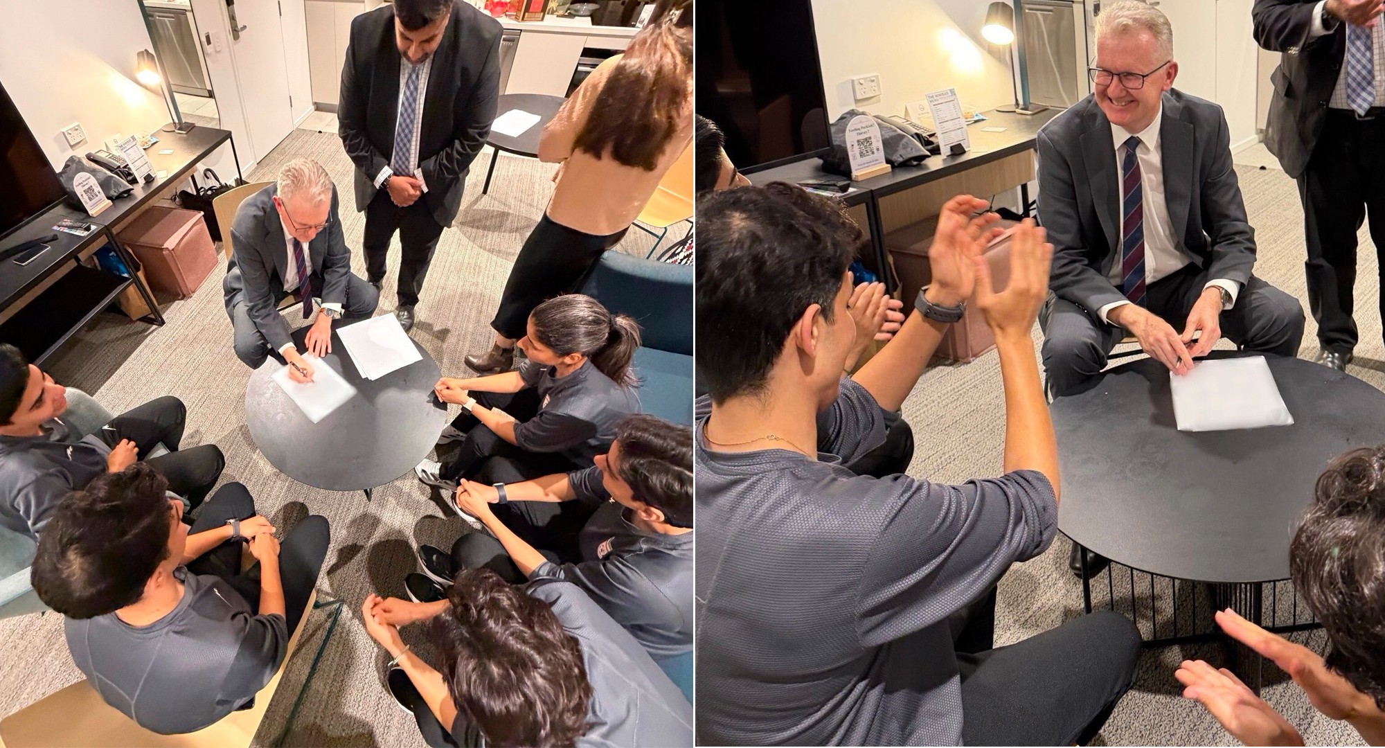 Jogadoras de futebol do Irã comemoram ao garantir asilo na Austrália; FOTOS