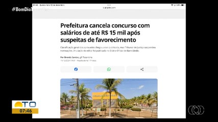 Saiba o que é notícia no portal g1 Tocantins