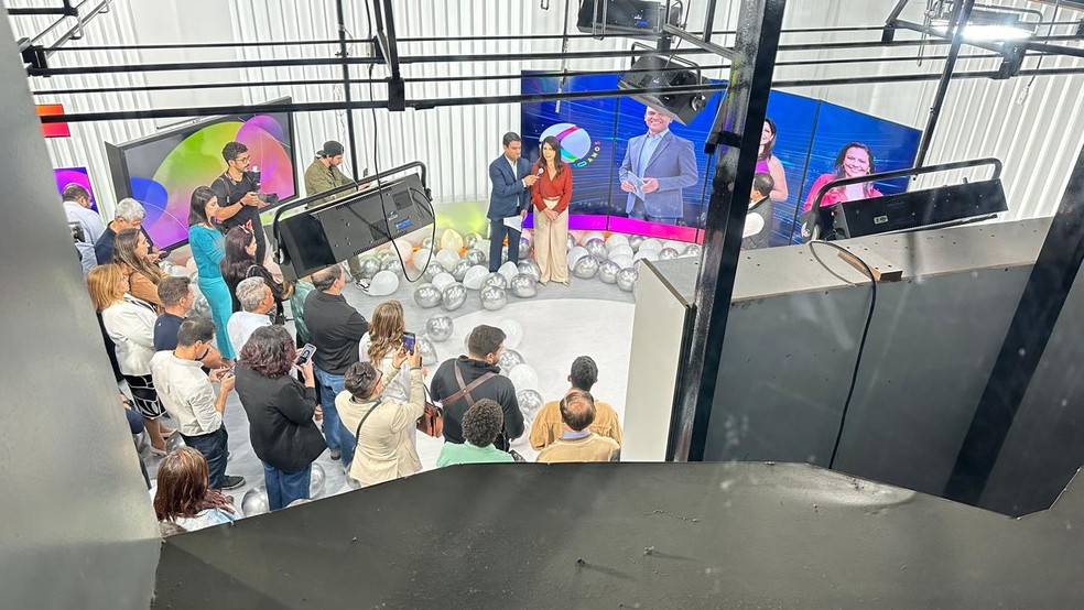TV Integra&ccedil;&atilde;o inaugura novos est&uacute;dios de jornalismo em Uberl&acirc;ndia &mdash; Foto: Fabiano Rodrigues/g1