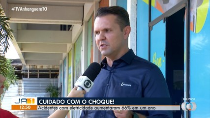 Acidentes com eletricidade aumentaram 66% por ano