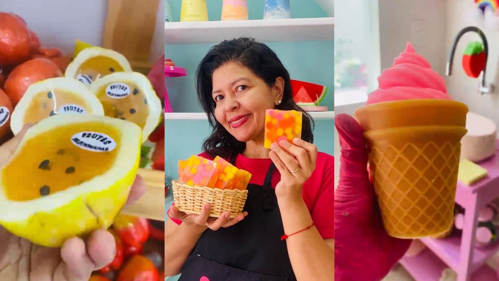 Vídeo: Engenheira transforma hobby em negócio e cria sabonetes em formatos de frutas e doces no Piauí