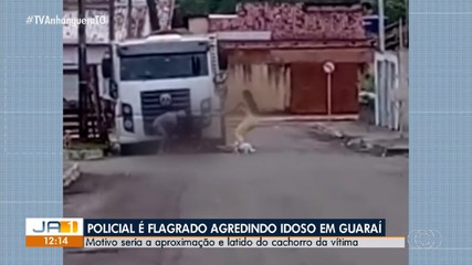PM é afastado após vídeo de agressão a idoso em Guaraí