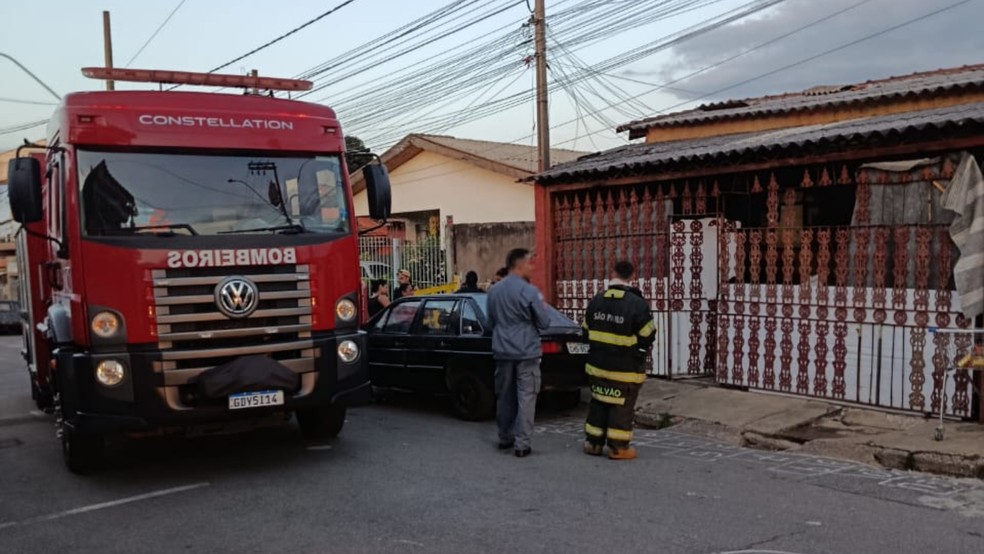 Homem foi preso suspeito de incendiar a própria casa em Cabreúva — Foto: Divulgação