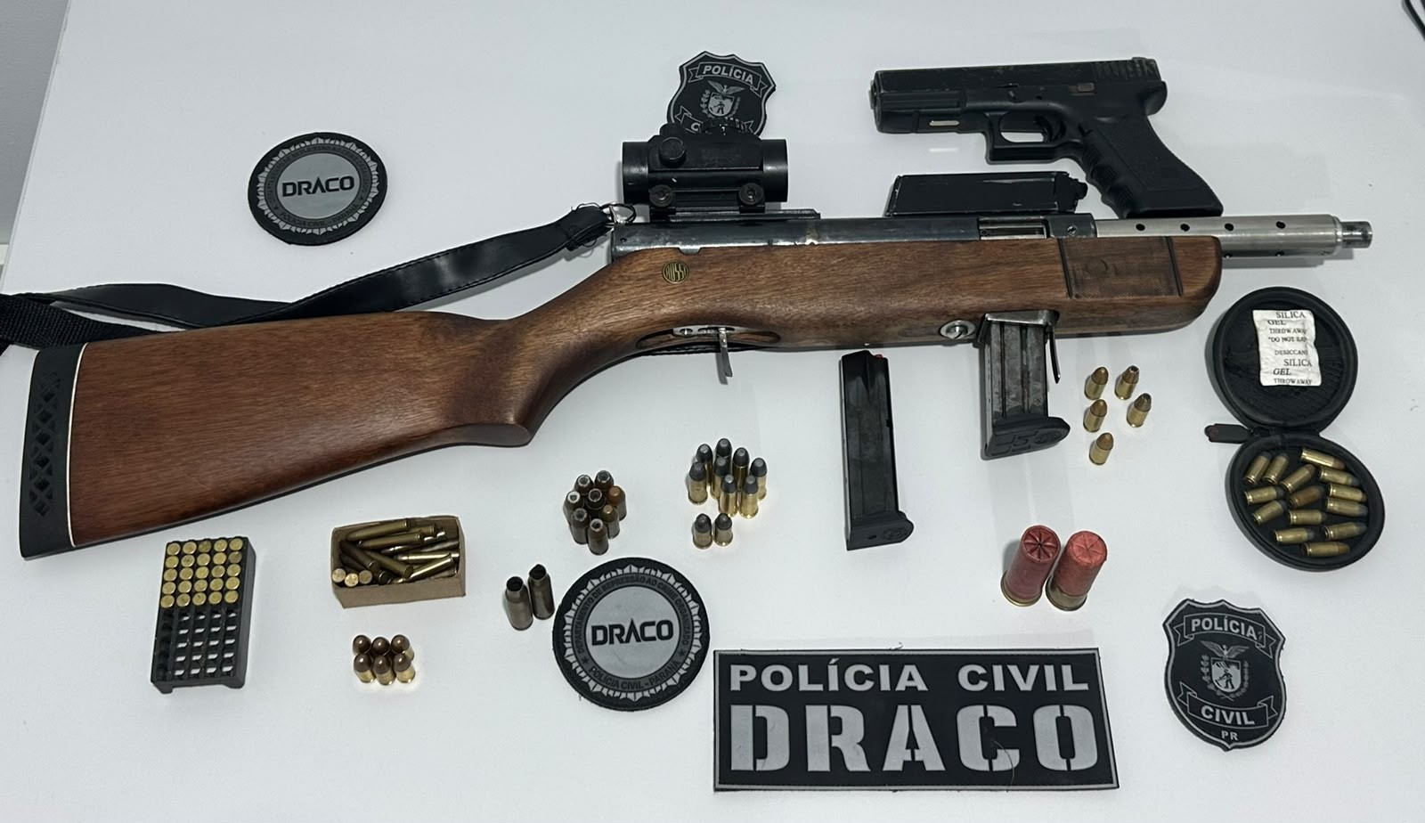 Ex-militar é preso suspeito de fabricar armas de fogo em fábrica clandestina em Curitiba