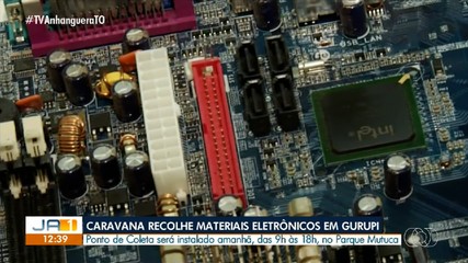 Ponto vai coletar equipamentos eletrônicos descartados no parque Mutuca, em Gurupi