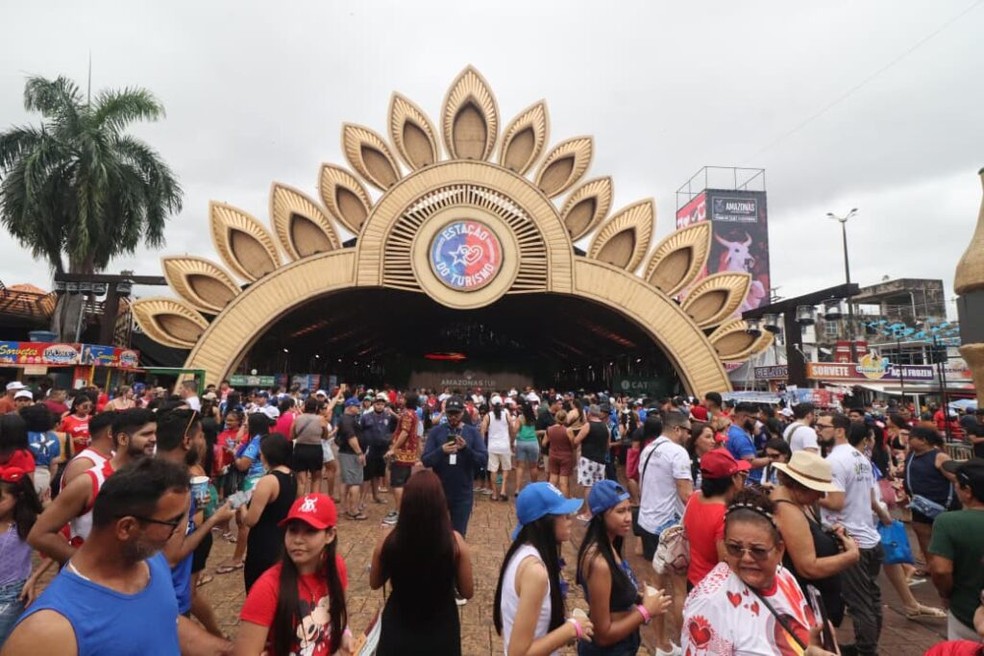 Turistódromo em Parintins, no interior do Amazonas — Foto: Lucas Silva/Amazonastur