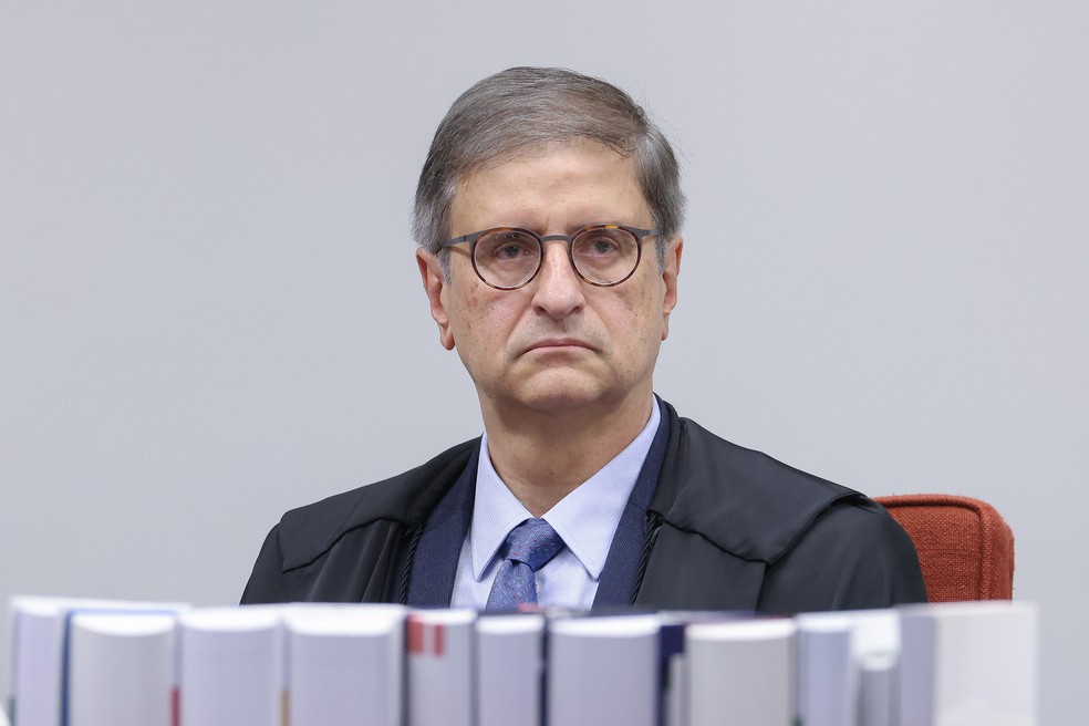 Paulo Gonet durante primeiro dia de julgamento de Bolsonaro na 1ª Turma do STF — Foto: Antonio Augusto/STF