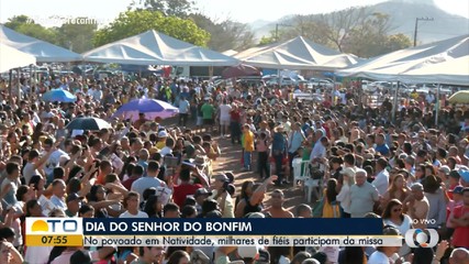 Santuário do Senhor do Bonfim reúne milhares de fiéis em Natividade