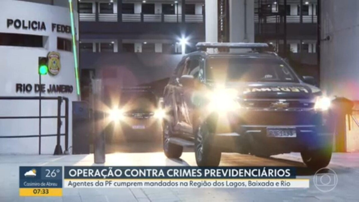 PF prende três suspeitos de fraudes em benefícios previdenciários no RJ