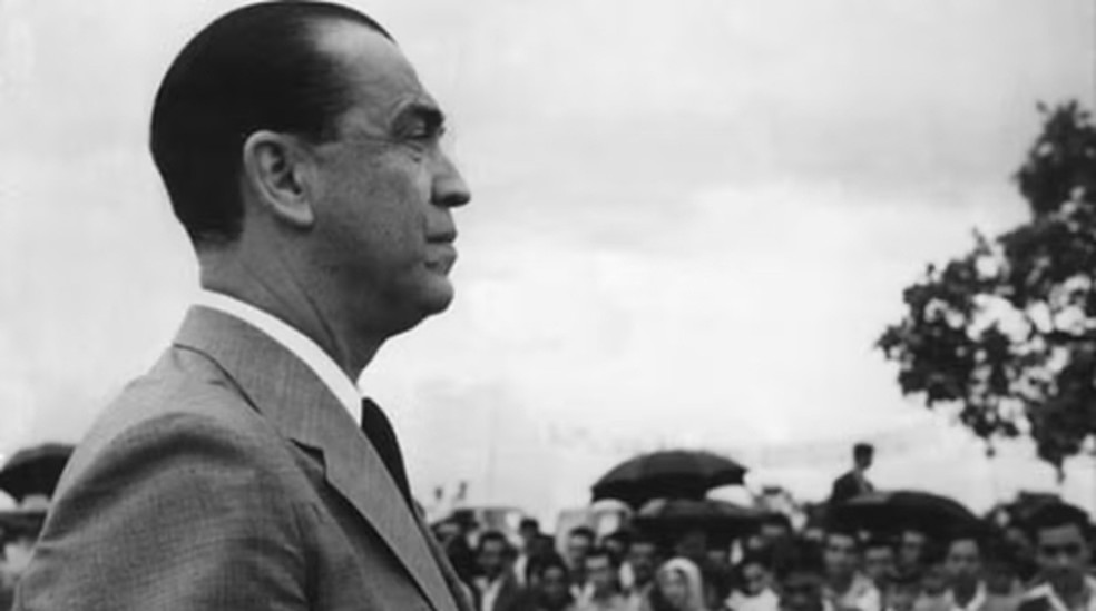 Foto de perfil do ex-presidente Juscelino Kubitschek — Foto: Reprodução