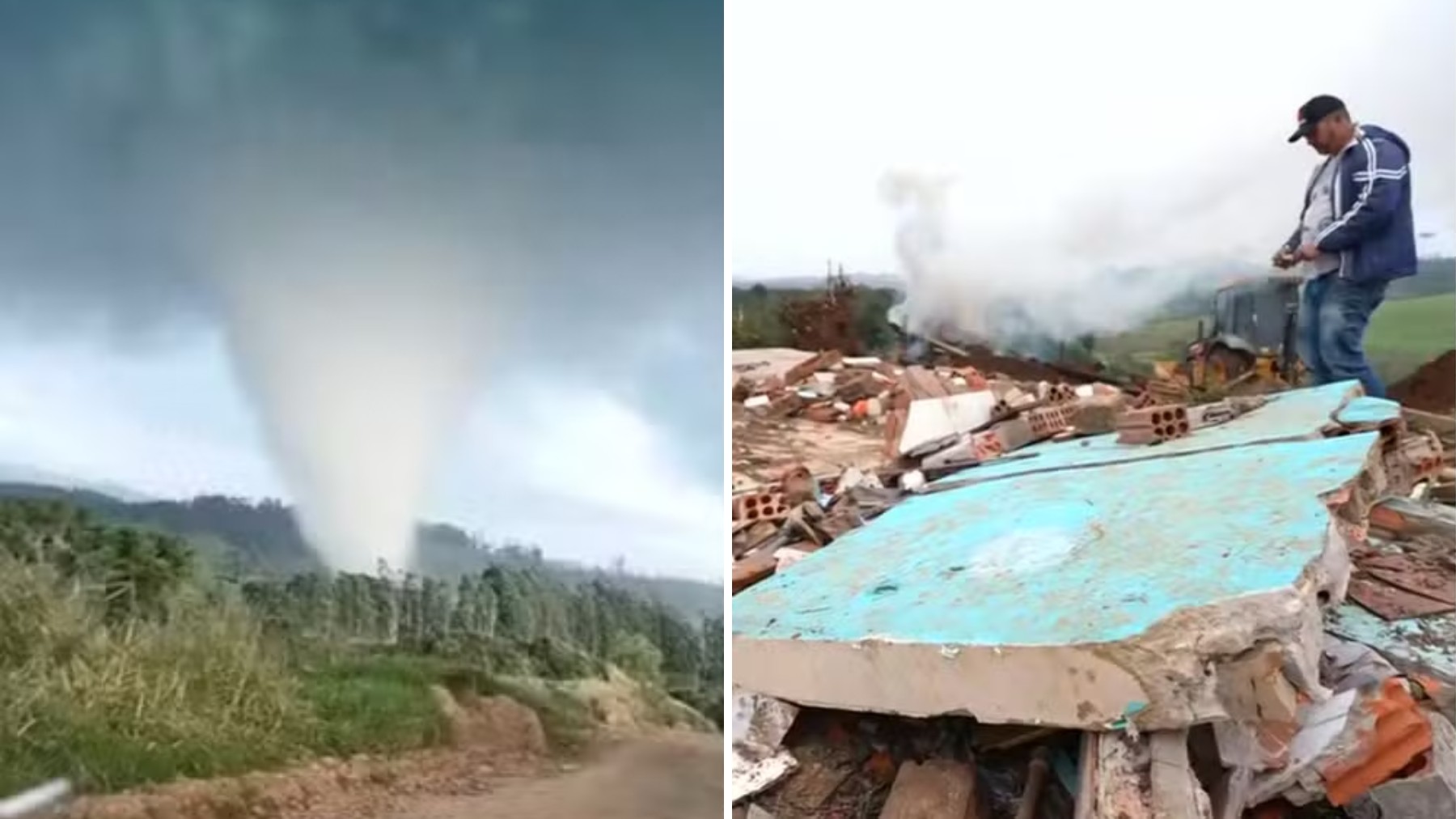 Imagem ilustrativa sobre Tornado no Paraná atinge ventos de 332 km/h, aponta Simepar