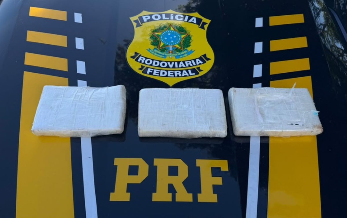 PRF apreende 3,5 kg de cloridrato de cocaína durante fiscalização na BR-226, em Caxias