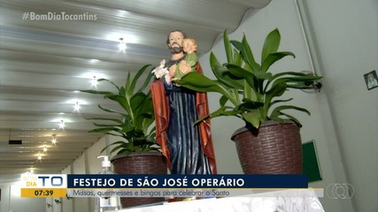 Missas, quermesse e bingo são realizados nos festejos de São José Operário