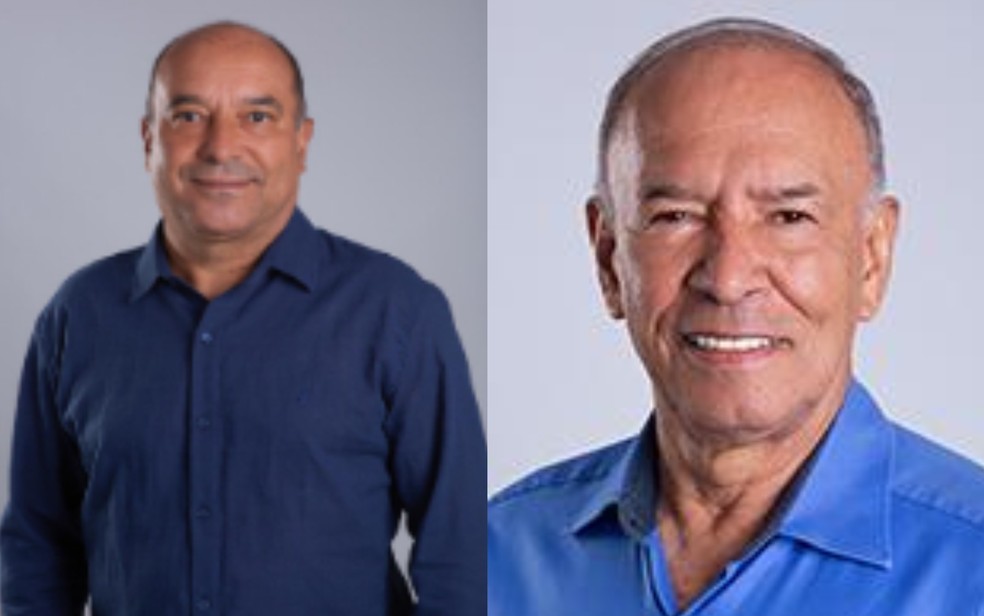 Paulinho e Hermínio Oliveira foram eleitos vereadores em Vitória da Conquista — Foto: Divulgacand