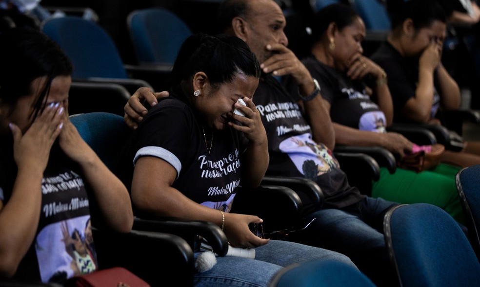 Julgamento de casal que matou atropelado mãe e filho em Manaus — Foto: Raphael Alves/TJAM