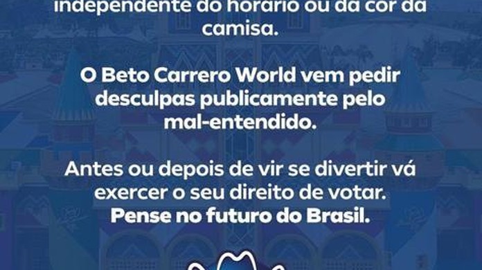 Depois de críticas, Beto Carrero mantém promoção - Jornal Plural
