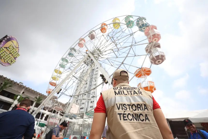Vistoria do Corpo de Bombeiros em tradicional parque do Círio aponta ajustes para liberação