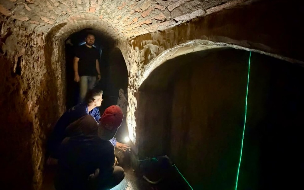 Galeria subterrânea histórica escondida sob as ruas de Manaus será aberta ao público — Foto: Foto: Divulgação
