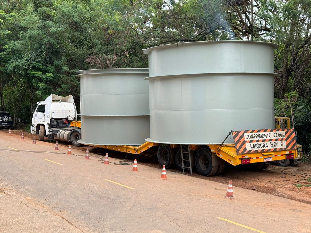 Transporte de peça com 18 toneladas deixará trânsito lento em Ipatinga