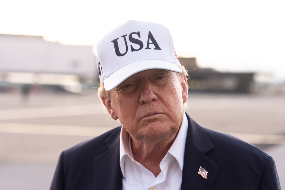 Donald Trump, presidente dos EUA, em foto de 13 de setembro de 2026 — Foto: AP/Julia Demaree Nikhinson