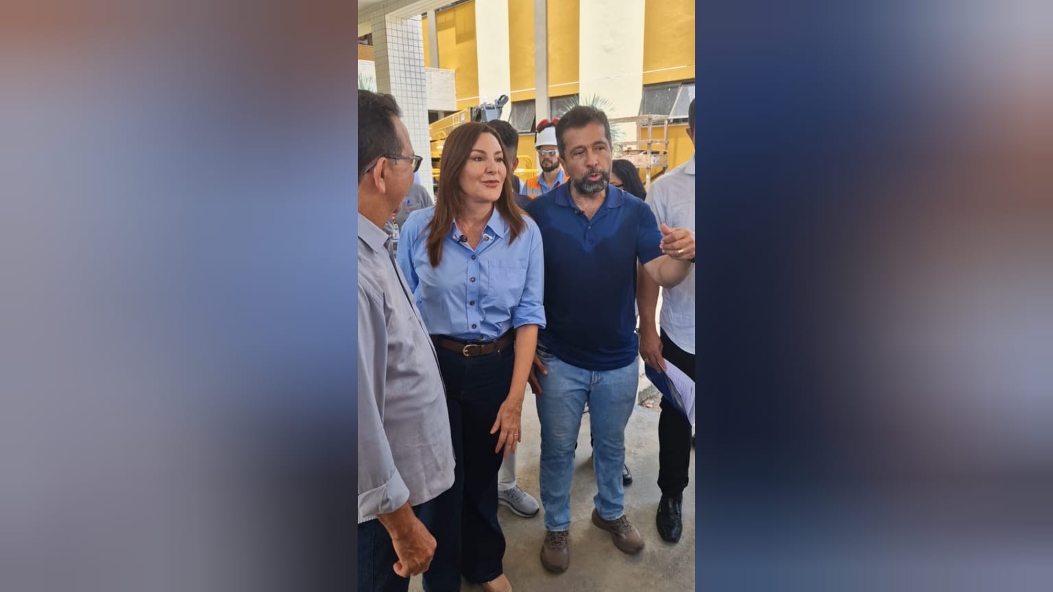 Governadora Hanna Ghassan visita obras do Hospital Materno-Infantil em Santarém