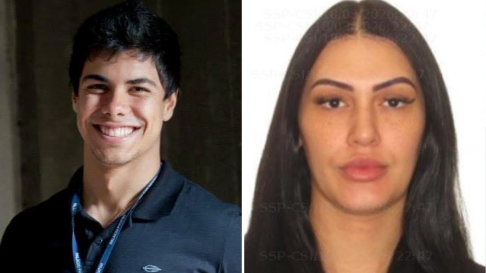 Condenada por assassinato de fotógrafo no RS passa a ser procurada pela Interpol — Foto: Reprodução e Divulgação/Interpol