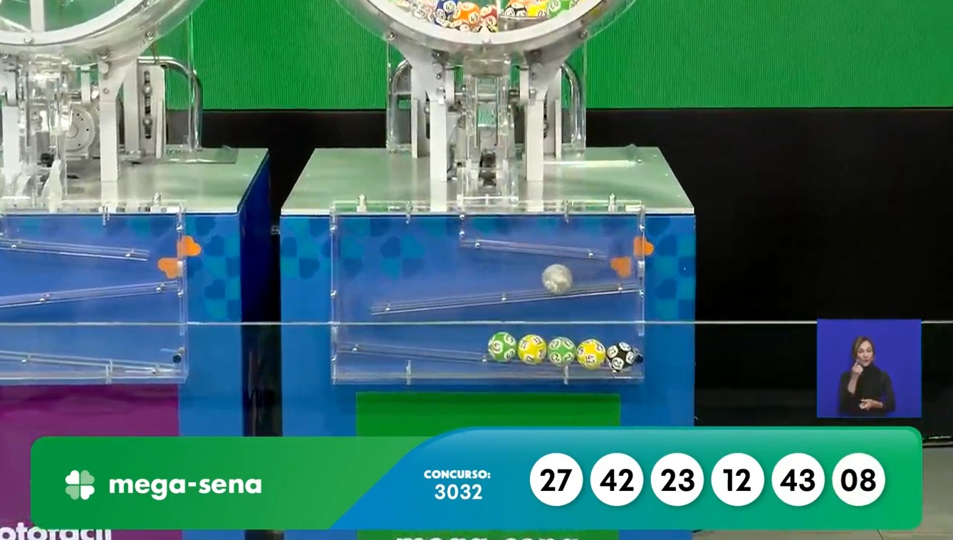 Mega-Sena, concurso 3032: confira os números sorteados