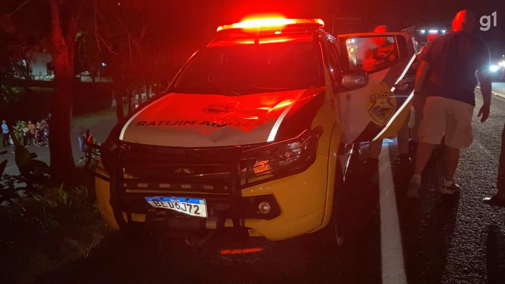 Homem morre após ser atropelado por viatura que se deslocava para atender acidente no Paraná