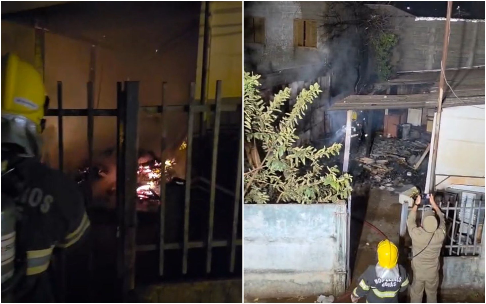 Incêndio mata uma pessoa e destrói casa em Rio Verde; vídeo