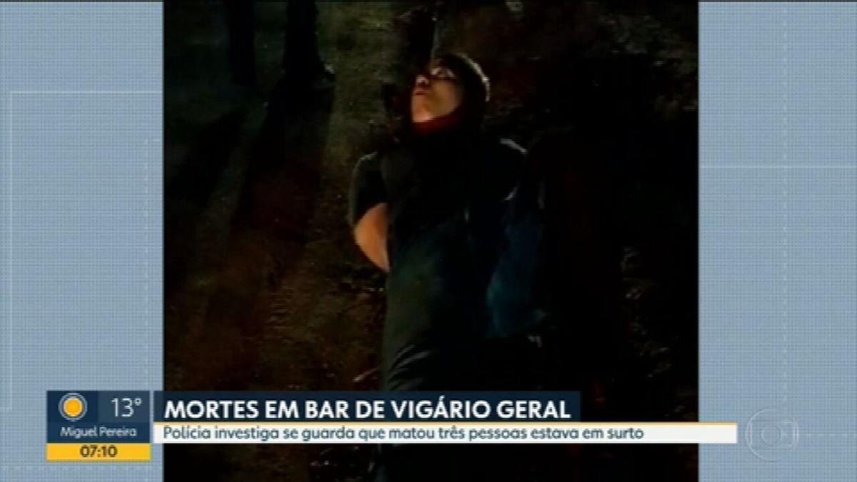 Polícia Investiga Se Guarda Municipal Que Matou Três Pessoas Em Vigário