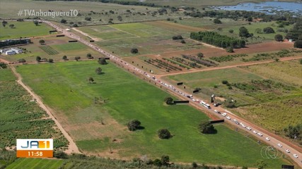 Abertura da Agrotins faz fluxo de veículos aumentar na via que dá acesso ao local da feira