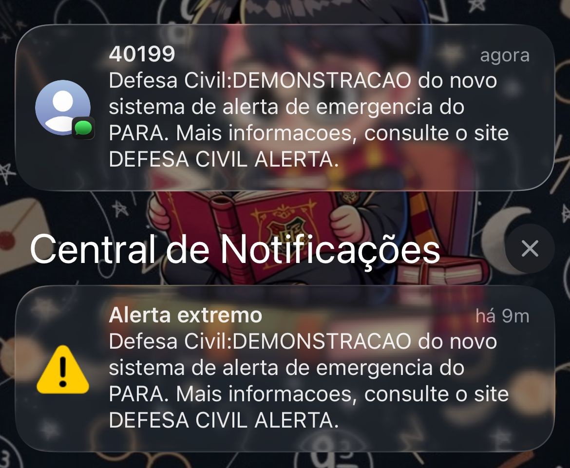 Defesa Civil realiza teste na região Norte e moradores de Belém relatam susto 