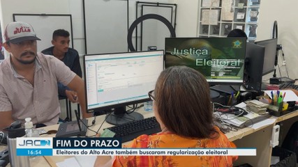 Eleitores do Alto Acre também buscaram regularização eleitoral