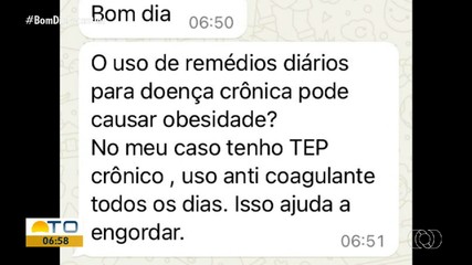 Médica tira dúvidas sobre obesidade no Bom Dia Responde