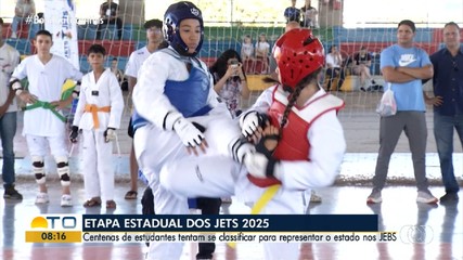 Estudantes participam de etapa estadual dos Jogos Estudantis do Tocantins 2025