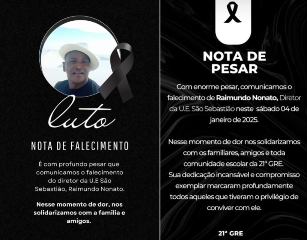 Diretor de escola estadual de Teresina é encontrado morto com sinais de violência em Agricolândia — Foto: Reprodução