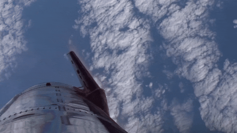 VÍDEO: Starship, maior nave do mundo, faz sobrevoo com ótimas imagens da Terra antes de pousar no mar