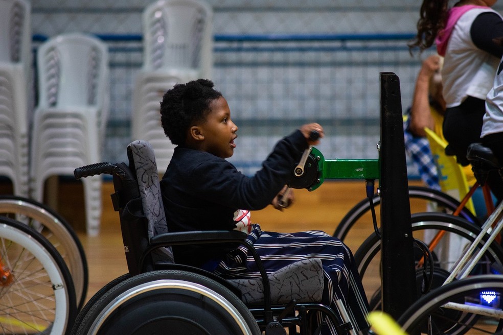 3 de 5
Projeto "bikecine" conta com acessibilidade nas sess&otilde;es &mdash; Foto: BikeCine/Divulga&ccedil;&atilde;o