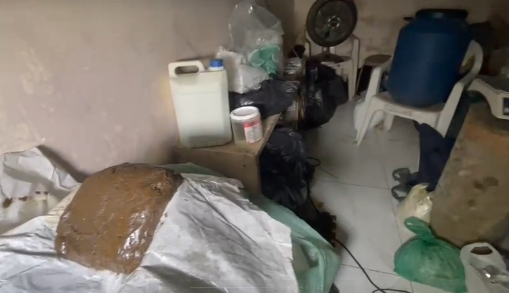 Bunker: polícia encontra laboratório subterrâneo do tráfico de drogas em imóvel de Limeira 